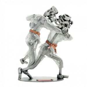 Judo kovinska skulptura