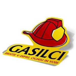 Gasilec avto nalepka