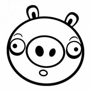 Bad Piggie nalepka za avto