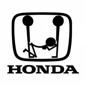 Honda nalepka za avto, okrasne nalepke za avto
