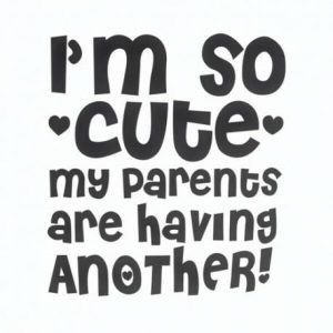 I'm so cute my parents are having another nalepka