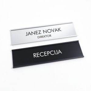 Aluminijasta tablica za vrata